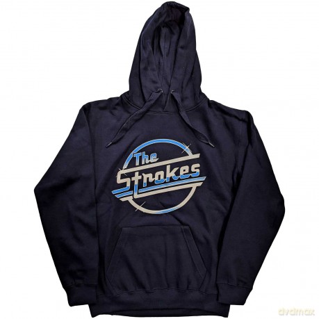 Strokes - The: The Strokes Unisex Pullover Hoodie: OG Magna (Navy Blue) (Medium)