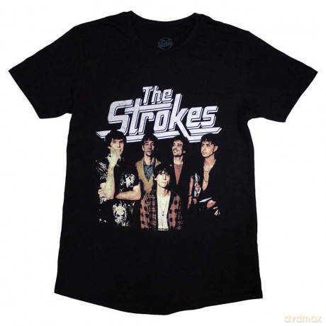 Strokes - The: The Strokes Unisex T-Shirt: Band Photo (Black) (Small)