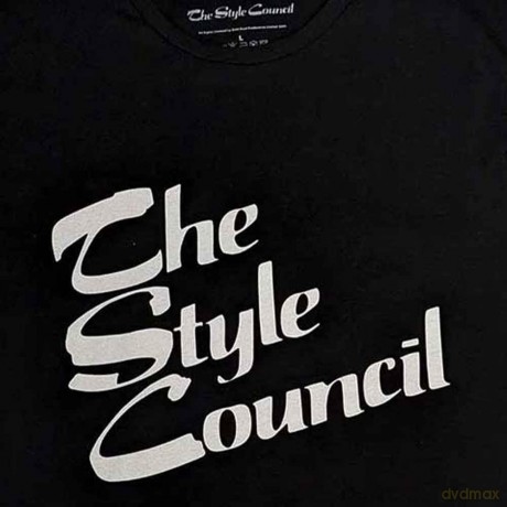 Style Council - The: The Style Council Unisex T-Shirt: Stacked Logo (Black) (Small)