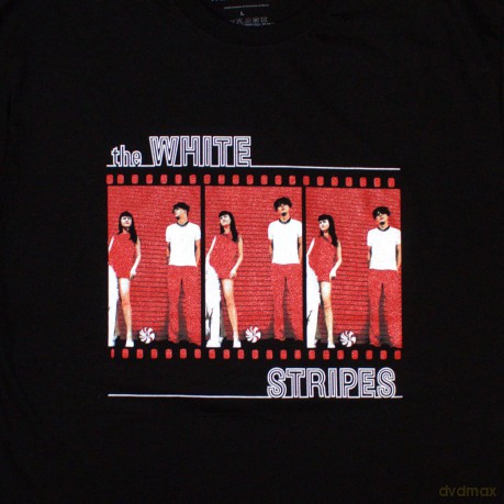White Stripes - The: The White Stripes Unisex T-Shirt: Film Strip (Black) (Small)