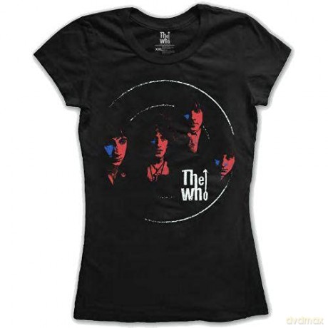 Who - The: The Who Ladies T-Shirt: Soundwaves (Black) (XX-Large)