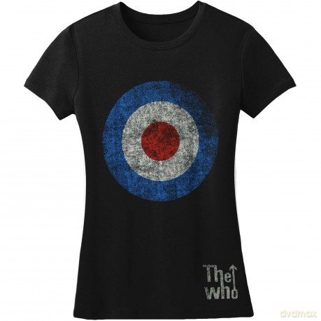 Who - The: The Who Ladies Tee: Target Distressed (Medium)