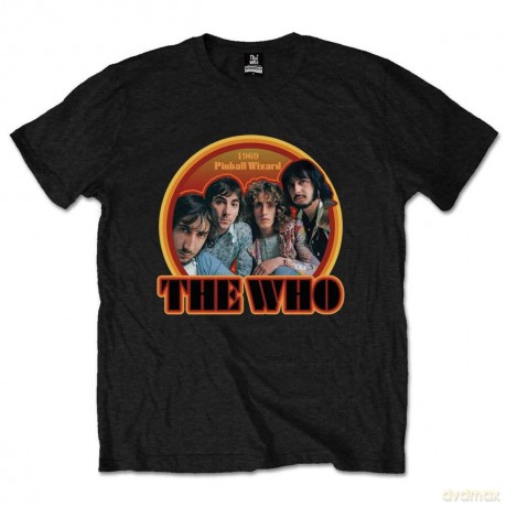 Who - The: The Who Men's Tee: 1969 Pinball Wizard (Retail Pack) (Large)