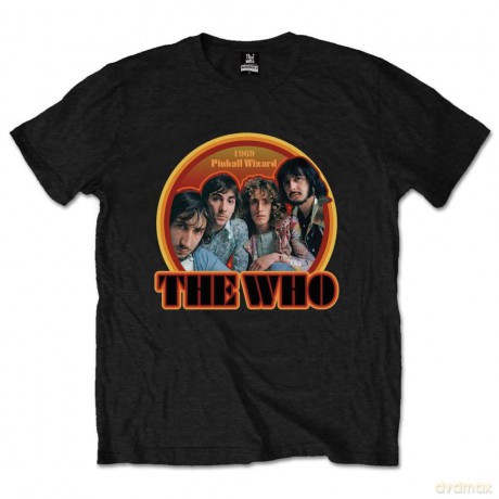 Who - The: The Who Men's Tee: 1969 Pinball Wizard (Retail Pack) (Small)