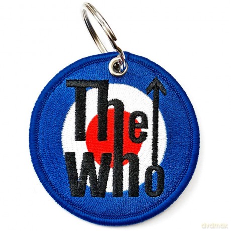 The Who: Patch Keychain: Target Logo (Double Sided)
