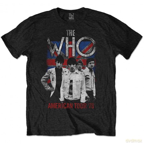 Who - The: The Who Unisex T-Shirt: American Tour '79 (Black) (Small)