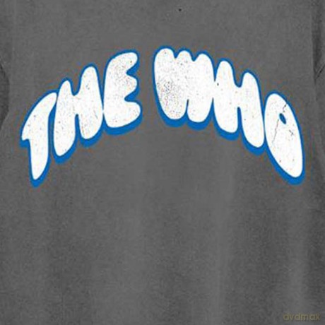 Who - The: The Who Unisex T-Shirt: Flag Cartoon (Charcoal Grey) (Back Print) (XX-Large)