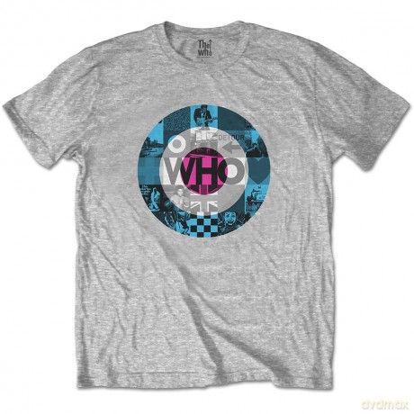 Who - The: The Who Unisex T-Shirt: Target Blocks (Grey) (Small)