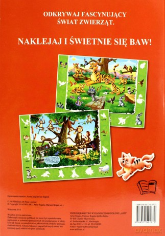 120 Naklejek Świat Zwierząt [KSIĄŻKA]