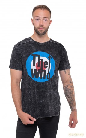 Who - The: The Who Unisex T-Shirt: Target Logo (Black) (Wash Collection) (Small)