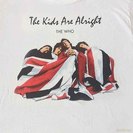 Who - The: The Who Unisex T-Shirt: The Kids Are Alright (White) (Medium)
