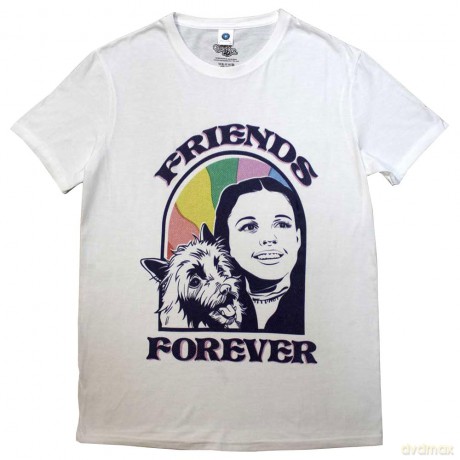 Wizard Of Oz - The: The Wizard of Oz Unisex T-Shirt: Friends Forever (White) (Large)