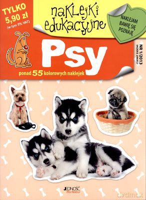 Psy Naklejki Edukacyjne [KSIĄŻKA]