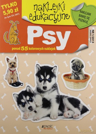 Psy Naklejki Edukacyjne [KSIĄŻKA]