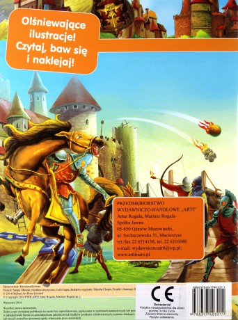 Rycerze i Zamki Panoramy z Naklejkami [KSIĄŻKA]