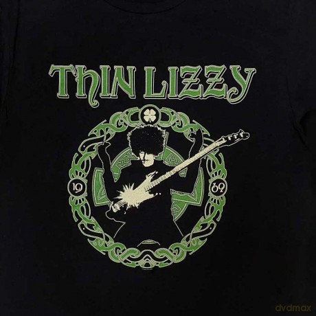 Thin Lizzy: Unisex T-Shirt: Celtic Ring (Black) (Back Print) (X-Large)