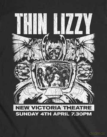 Thin Lizzy: Unisex T-Shirt: Jailbreak Flyer (Black) (Medium)