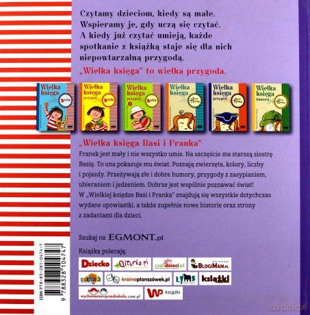 Wielka Księga Basi i Franka - Zofia Stanecka, Marianna Oklejak [KSIĄŻKA]