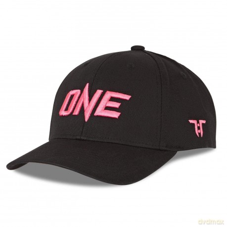 Tokyo Time: Unisex Baseball Cap: One Championship Pink Logo (Black)