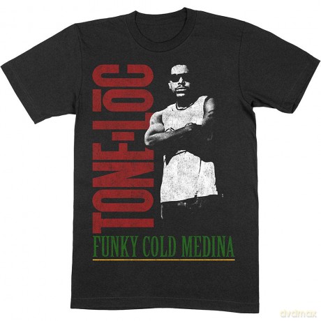 Tone Loc: Unisex T-Shirt: Funky Cold Medina (Black) (Medium)