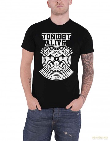 Tonight Alive: Unisex T-Shirt: TA Keys (Black) (Medium)
