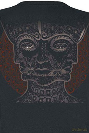 Tool: Ladies T-Shirt: Shaded Box (Black) (Back & Sleeve Print) (Small)
