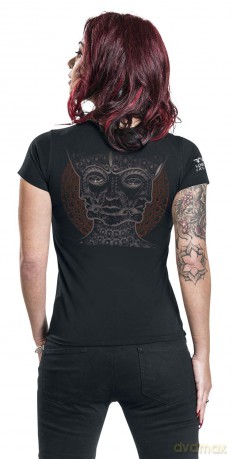 Tool: Ladies T-Shirt: Shaded Box (Black) (Back & Sleeve Print) (X-Large)
