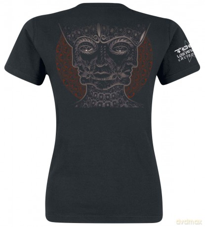 Tool: Ladies T-Shirt: Shaded Box (Black) (Back & Sleeve Print) (X-Large)
