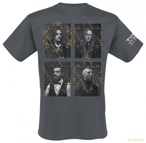 Tool: Unisex T-Shirt: Full Portraits (Grey) (Back Print) (Large)