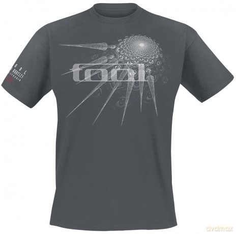 Tool: Unisex T-Shirt: Spectre Spike (Charcoal Grey) (Back Print) (Large)