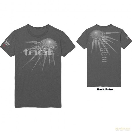 Tool: Unisex T-Shirt: Spectre Spike (Charcoal Grey) (Back Print) (X-Large)