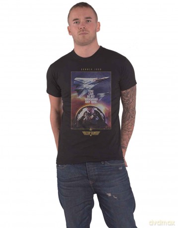 Top Gun: Unisex T-Shirt: Wingman Poster (Black) (XX-Large)