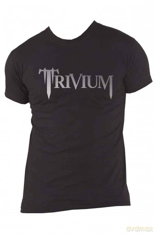 Trivium: Unisex T-Shirt: Classic Logo (Black) (Metalic Print) (XX-Large)