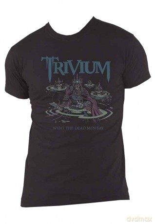 Trivium: Unisex T-Shirt: Perched Dragon (Black) (Back Print) (XX-Large)