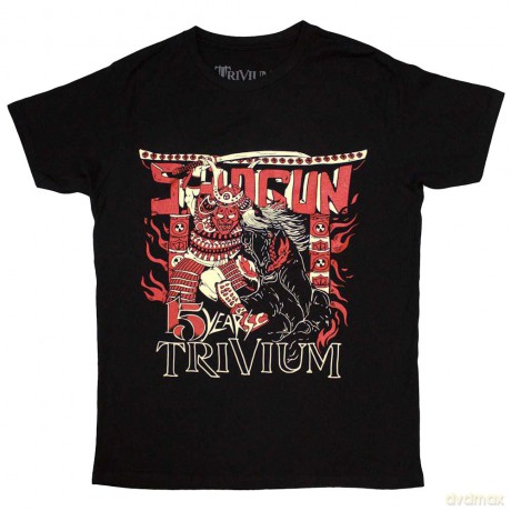Trivium: Unisex T-Shirt: Shogun (Black) (Back Print) (Medium)