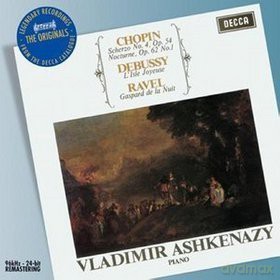 Vladimir Ashkenazy: Chopin,Debussy,Ravel [CD]