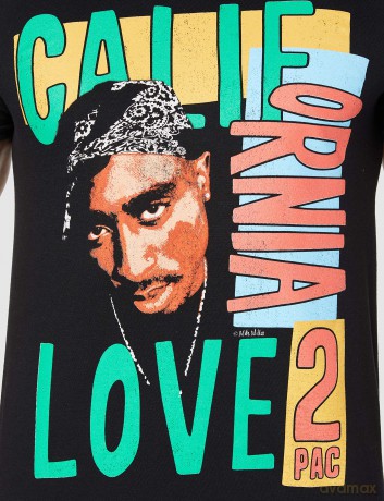 Tupac: Men's Tee: California Love (X-Large)