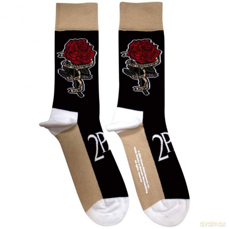 Tupac: Unisex Ankle Socks: Thug Life (Black) (UK Size 7 - 11)
