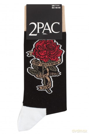 Tupac: Unisex Ankle Socks: Trust Nobody (White) (UK Size 7 - 11)