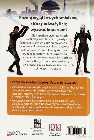 Poznaj Rebeliantów Gwiezdne Wojny Rebelianci (Star Wars) [KSIĄŻKA]