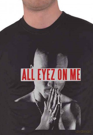 Tupac: Unisex T-Shirt: All Eyez Logo (Black) (Medium)