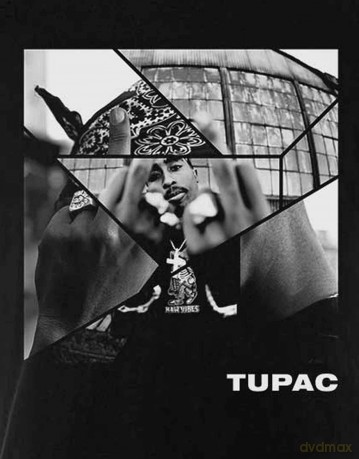 Tupac: Unisex T-Shirt: Broken Up (Black) (Small)