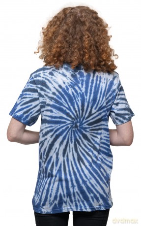Tupac: Unisex T-Shirt: Photo Swirl (Blue) (Wash Collection) (Small)