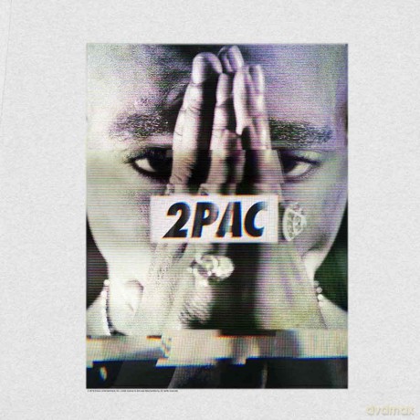Tupac: Unisex T-Shirt: Transmit (White) (X-Large)