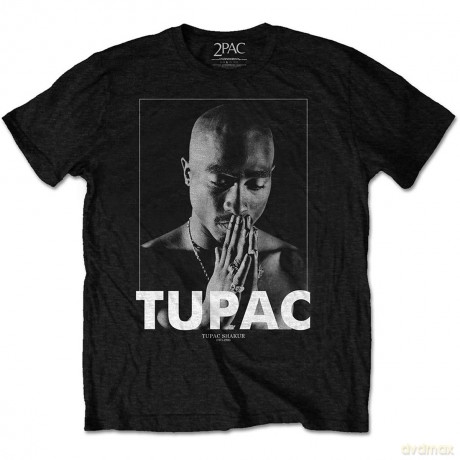 Tupac: Unisex Tee: Praying (Large)
