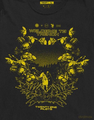 Twenty One Pilots: Unisex Long Sleeve T-Shirt: Trench Scene (Black) (X-Large)