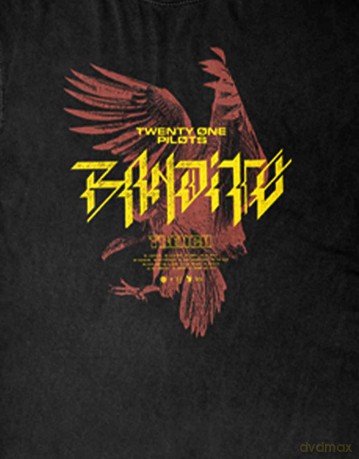 Twenty One Pilots: Unisex T-Shirt: Bandito Bird (Black) (X-Large)