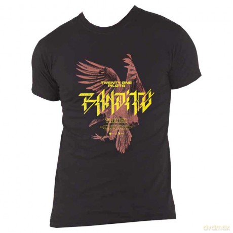 Twenty One Pilots: Unisex T-Shirt: Bandito Bird (Black) (XX-Large)