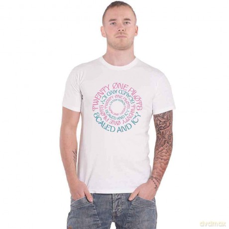 Twenty One Pilots: Unisex T-Shirt: Circular (White) (Medium)