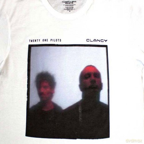 Twenty One Pilots: Unisex T-Shirt: Red Film (White) (Small)